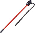 Chain Wrench, 35" Strap Wrench Heavy Duty with 27.5" Chain Length Max, Fits 7" Pipe Diameters or Pipe Installation, Oil Fields Operations and Maintenance