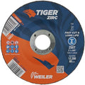 Weiler 58021 5 Inch Cutting Wheel, Tiger Zirc Steel/Metal Fast Cut & Long Life High Performance Cutting, .045" Z60T Type 27 7/8" Arbor, Pack of 25