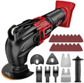 Cordless Oscillating Tool Compatible with Milwaukee 18V Battery, 23-Piece Brushless Multi-Tool Kit with Auxiliary Handle, 6 Variable Speed Power Tools for Cutting & Sanding (Tool Only)