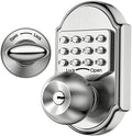 Keyless Entry Door Lock -Deadbolt Lock, Mechanical Door Lock, Deadbolt Keypad Mechanical Stainless Steel (Pass Code or Key) No Electronic