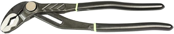 Greenlee 0451-12WD 12" Adjustable Push Button Water Pump Pliers, Groove Joint Plumbing Pliers for Round, Flat, Square, or Hex material