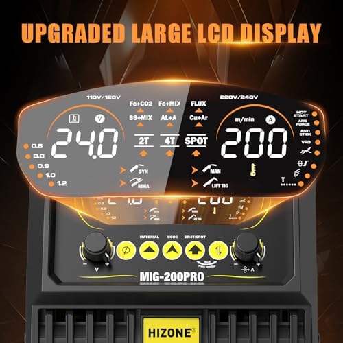 HIZONE 200A 8 in 1 MIG Welder
