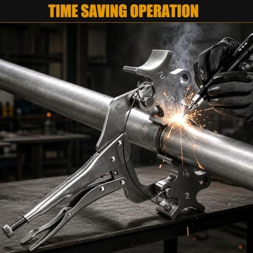 Pipe Welding Clamp – Welders 3rd Hand for 1/2"-4" Pipe, Fitting Clamps