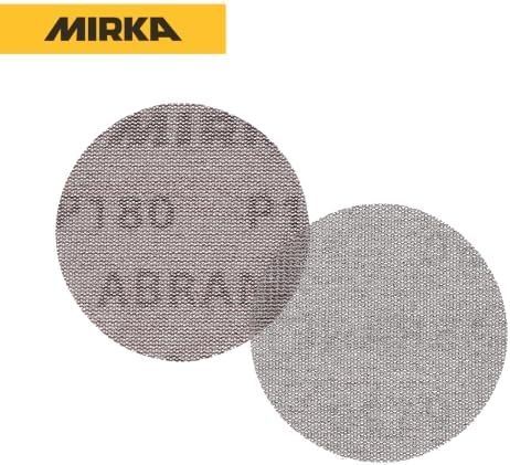 Mirka Abranet Grip Disc 3 inch Grit 180 Sanding Discs Hook and Loop