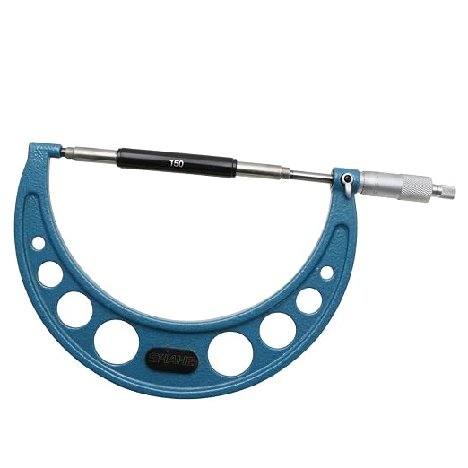 SHAHE 6-7''/150-175mm 0.01mm Outside Micrometer Gauge Micrometer Measuring Tool 5201-175A
