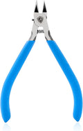 Wire Cutters, 5" Electronic Needle Flush Cutters, Ultra-Sharp Crafts Diagonal Cutters Pliers, Wire Snips Side Cutters for Circuit Board, Plastic, Soft Copper Wire, Floral