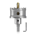 DECKRKAT 2-1/4" TCT Hole Saws for Hard Metal, Heavy Duty 57mm Tungsten Carbide Tipped Hole Cutters Set with Spring-Loaded Pilot Drill Bits for Stainless Steel, Metal, Iron, and Plastic.