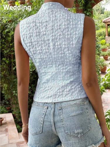 Mina Self Women's Sleeveless Sweater Vest,Knit Stretchy Dressy Casual Top