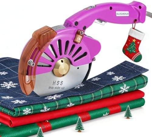 BAOSHISHAN 100mm Plug-in Electric Fabric Rotary Cutter Heavy Duty