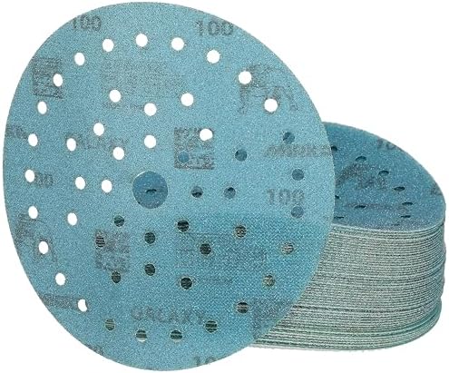 Mirka Galaxy Multifit Sandpaper 6 inch Grit 100 50 Discs