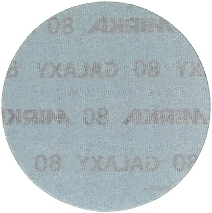 Mirka Galaxy Sandpaper 6 inch Grit 80 50 Discs Hook Loop