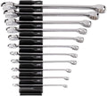 TEKTON Combination Wrench Set, 11-Piece | WCB95101 | (1/4 - 3/4 in.), Modular Organizers, Chrome Finish