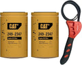 Caterpillar 249-2347 Engine Oil Filter Advanced High Efficiency w/IHD Strap Wrench Bundle (2)