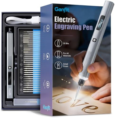 Engraving Pen for Metal, Wood, Glass and Plastic, Gift for Teens, Silver