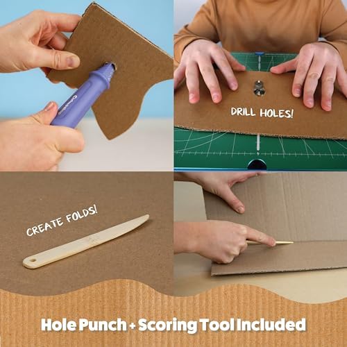Chompshop ChompSaw Cardboard Cutter, Kid-Friendly Power Tool, Ages 3+
