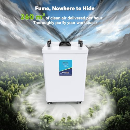 FumeClear FC-2002 Laser Fume Extractor with H13 Filtration for Fume Removal
