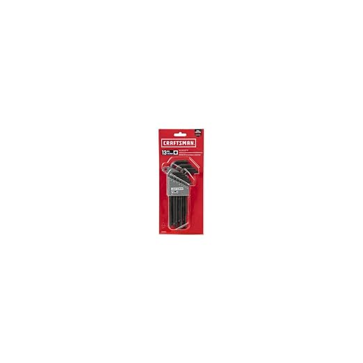 CRAFTSMAN Ball End Metric Hex Key Set, 13 Piece (CMHT26010)