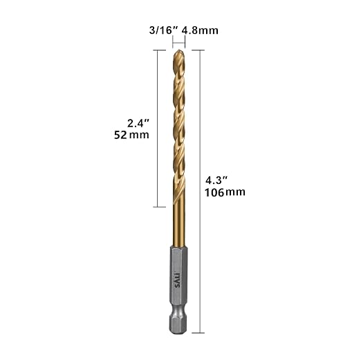SALI Cobalt Drill Bit Set,10 Pack 3/16 Inch High Speed Steel Hex Shank Jobber Drill Bits, for Hardwood, Aluminum,Metal,Copper,Alloyed Steel