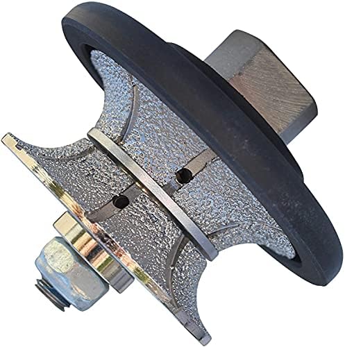 Diamond Profile Wheel/Profile Grinding Wheel Full Bullnose 20 MM 3/4" high for Grinder Polisher Tile Granite marble Concrete Shaping/Diamond Profiling