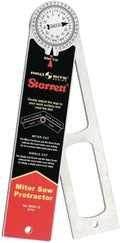 Starrett 505A-12 ProSite 12" Aluminum Miter Saw Protractor (67752)