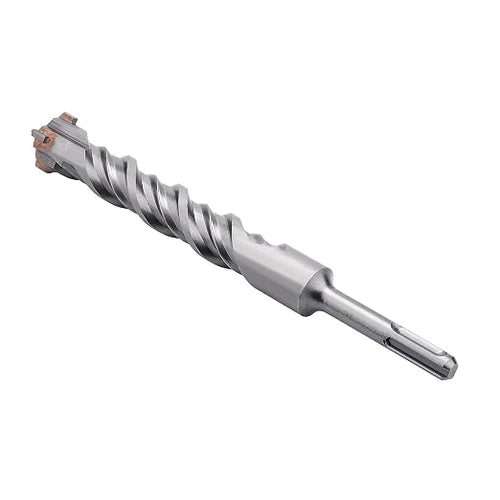 1-1/8 inch X 12.2 inch SDS Plus Rotary Hammer Drill Bit, Concrete Drill Bit for Concrete, Brick, Cement and Stone,12.2 inch Length (12.2" Length, 1-1/8" Diameter)