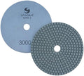 PPW127D Diamond Polishing Pads 4 Inch For Concrete Terrazzo Marble Granite Countertop Floor Wet Polishing, Grit 3000 - Pack of 2