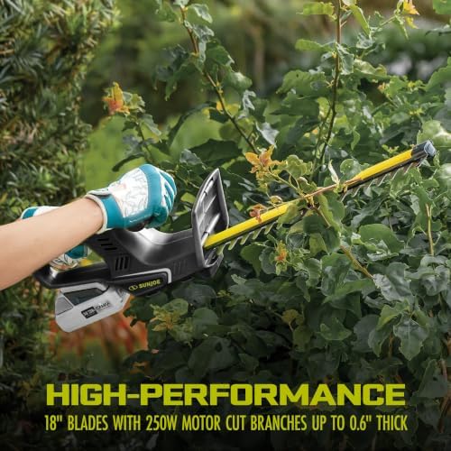 Sun Joe 24V IONMAX Cordless Leaf Blower, Grass and Hedge Trimmer Outdoor Garden Combo Power Tool Kit with Batteries and Charger, 24V-GT4MAX-LTE