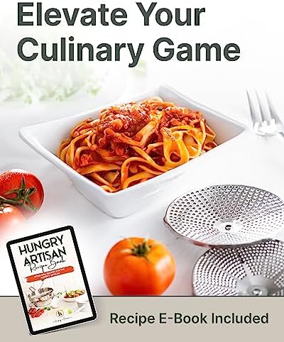 Hungry Artisan Stainless Steel Food Mill for Tomato Sauce & Canning