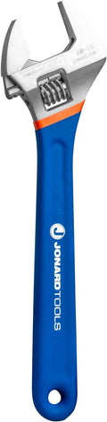 Jonard Tools AW-18 Adjustable Wrench 18" with Extra Wide Jaws (Color May Vary)
