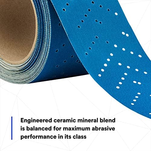 3M Hookit Blue Abrasive Sheet Roll, 36191, 180, 2.75 in x 13 yd