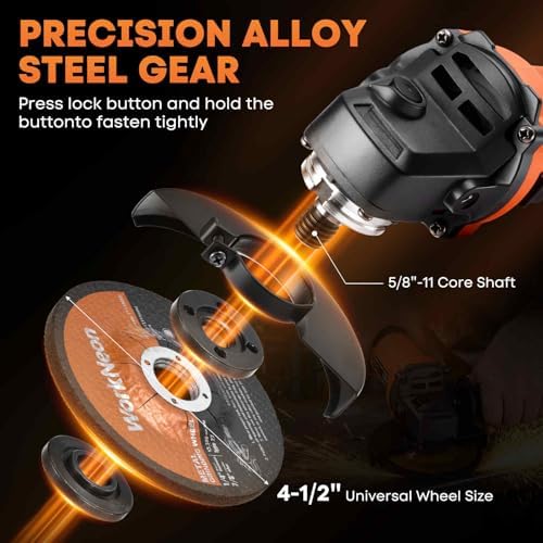 Angle Grinder 4-1/2" 850W Electric Metal Power Grinder Tool Kit