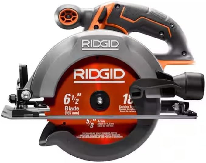 RIDGID 18V Cordless 6 1/2 in. Circular Saw (Tool Only)