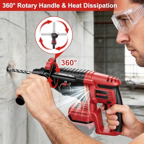 SDS-Plus Cordless Rotary Hammer Drill For Milwaukee M18 18V Battery
