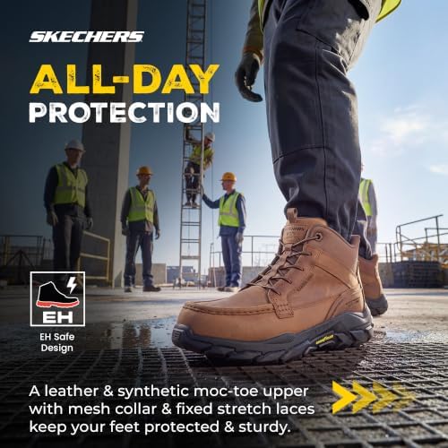 Skechers Men's Santoro Moc Toe Hands Free Slip Ins