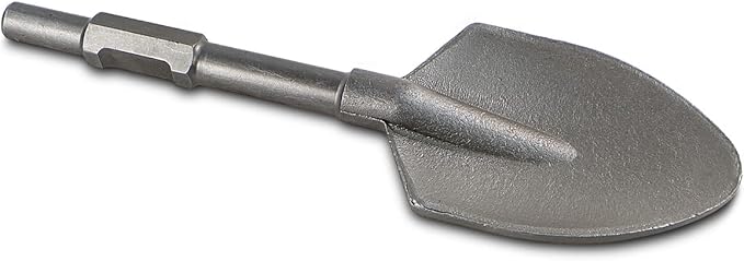 XtremepowerUS Hex Clay Spade Shovel Head Bit for Jack Hammer 1-1/8" for Electric Demolition Jack Hammer Construction Concrete Breaker Punch Drill Alloy Steel, Construction, Trenching, Landscaping