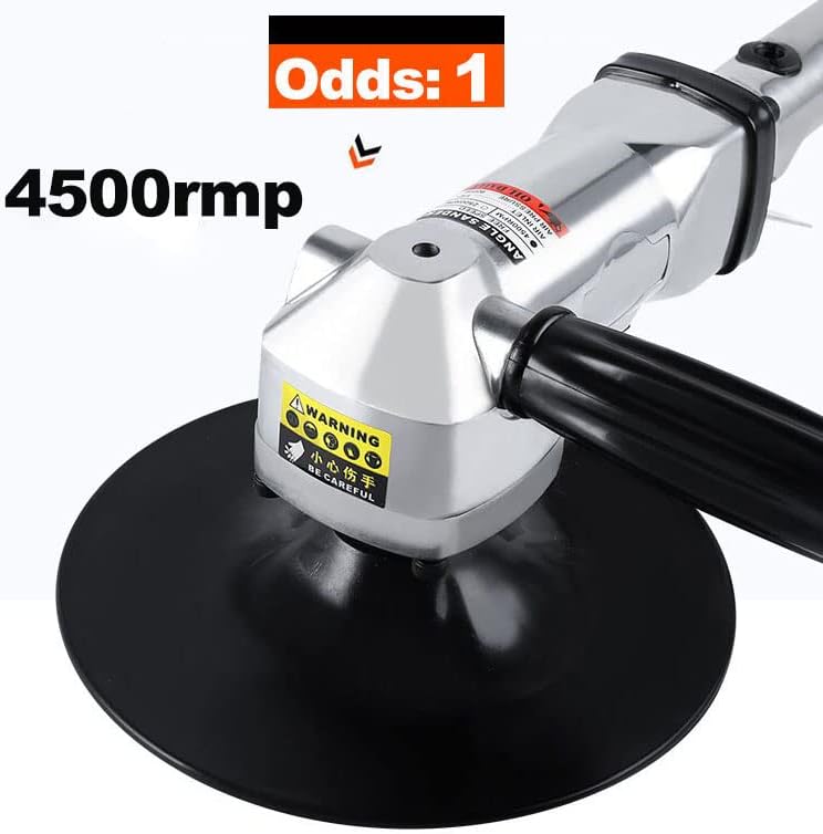7" Pneumatic Sander Polisher, 2500 RPM Variable Speed Air Sanding Tool