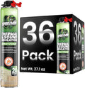 Sprayman Spraycoat Fire Rated Spray Foam Insulation 720 Sq.Ft - R-Value (11.32 / 2in) Closed Cell Polyurethane Foam Sealant for Heat & Noise Insulation - Gun & Cleaner NOT Included - 27.1 oz, 36 Pack