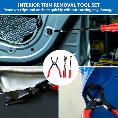 14PCS Automotive Electrical Disconnect Pliers Set: High-Carbon Steel