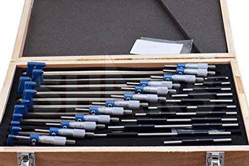 Shars 0-12" x 0.0001" Outside Micrometer Set (12 pcs) 303-2655N R