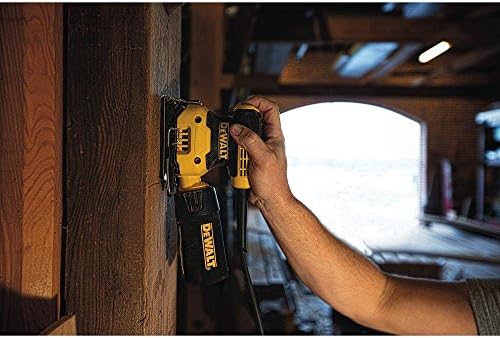 Dewalt DWE6411KR 2.3 Amp 1/4 Sheet Corded Finishing Sander Kit (Renewed)