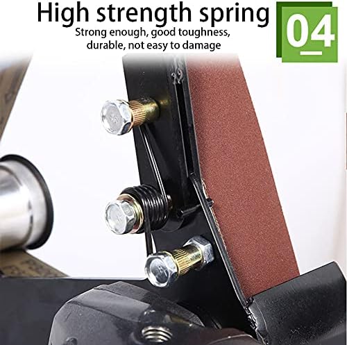 Belt Sander Attachment,Adapter Angle Grinder Bearing Sanding Support Tool Pipe Tube Bracket Accessories Cast Iron ABS Polishing Professional Accessories (5/8”-11 UNC)