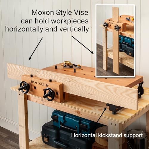 Rockler Handy Bench Portable Workbench with Moxon Vise