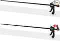 50" Bar Clamps for Woodworking 2-Pack, One-Handed Clamp/Spreader, Light-Duty Quick-Change F Clamp with 130 LBS Load Limit, Ideal for Woodworking/Carpentry/Home Improvement/DIY