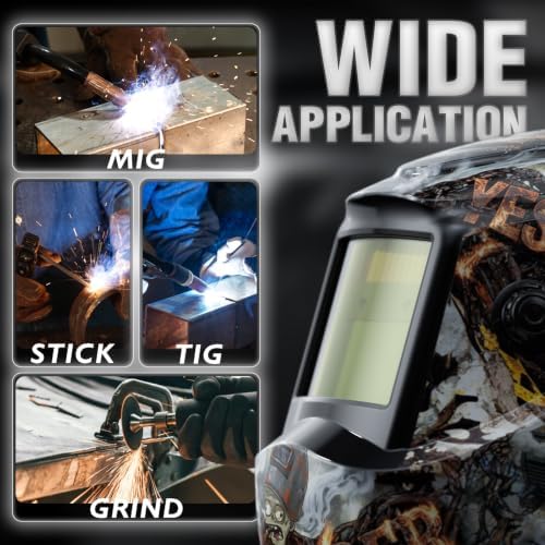 YESWELDER Auto Darkening Welding Helmet 1/1/1/1 True Color, LYG-L600A