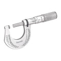 Starrett Outside Micrometer with One-Piece Spindle, Advanced Sleeve Design and Tapered Frame - Quick and Easy Adjustment, 0-1" Range, .0001" Graduation - T230XFL