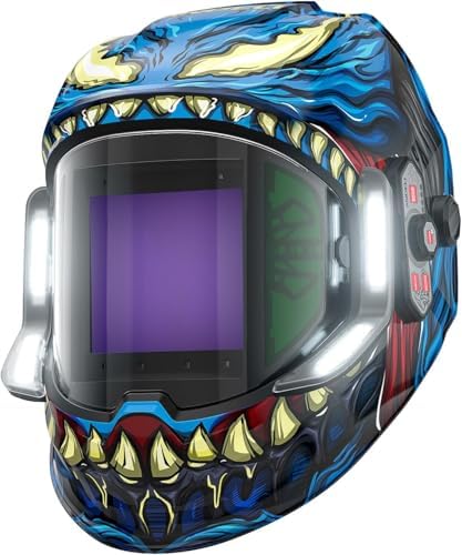 ANDELI Auto Darkening Welding Helmet with Light,with Internal Display