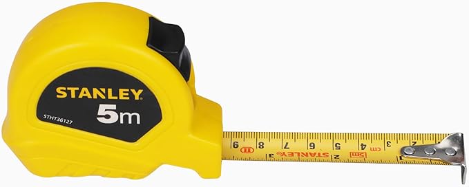 Stanley STHT36127-812 Plastic 5m Tape (Yellow)