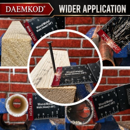 100PCS Bi-Metal Metal Cutting Oscillating Blades for Wood & Plastic