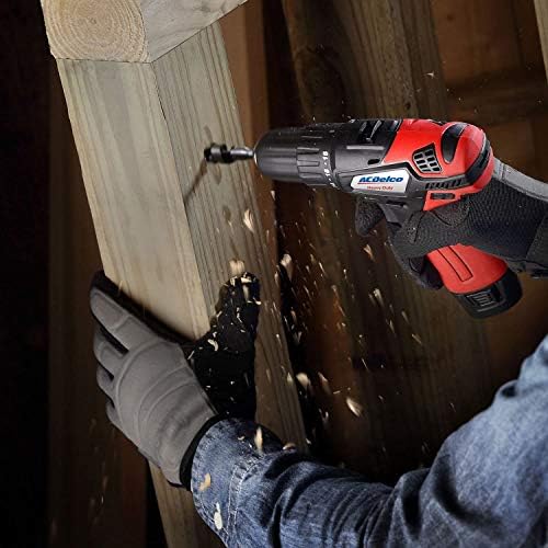 ACDelco ARI12105-K5 G12 Series 12V Cordless Li-ion 3/8” 2-Speed Drill Driver & ¼” Impact Driver Combo Tool Kit
