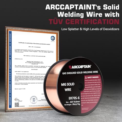 ARCCAPTAIN MIG Welding Wire ER70S-6 .023" 2LB x 1